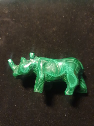 Malachite rinoceronte circa 7 - malachite,