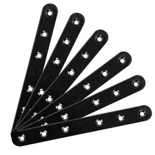 Staffe Angolari Piatta Nero 6