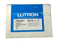 LUTRON NETS-1-IV INTERRUTTORE ELETTRONICO AUSILIARIO TOUCH 120VAC 60Hz NOVA.