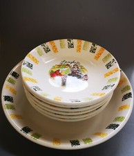 7x C.M.S. vintage set piatti