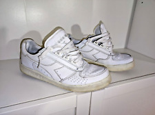 SCARPE DIADORA BIANCHE USATE BEN TENUTE TAGLIA 42 CM 26,5