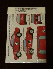 Decalcomania per 1/24 Alfa