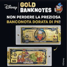 5 Gold Banknotes GADGET Panini