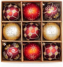 Set Di 9 Palline Di Natale