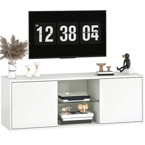 Homcom mobile porta - tv, a