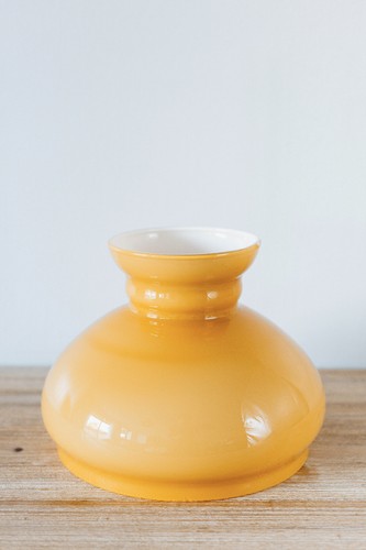 Bel abat jour opaline jaune - bel,