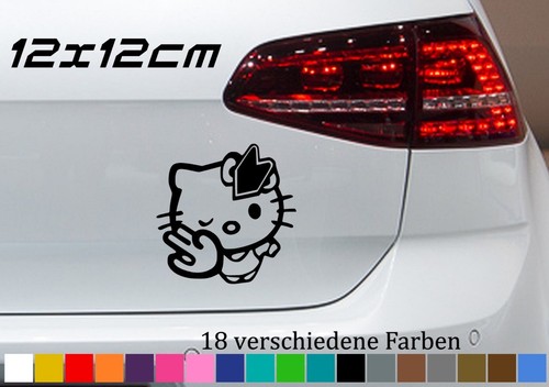 Adesivo auto hello kitty - adesivo,