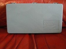 Astuccio mosca pescatore scientifico vintage con 55 mosche legate a mano professionalmente