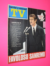 TV SORRISI E CANZONI anno 1968 n. 6 Sanremo Endrigo OTTIMO