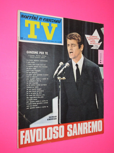 Sorrisi canzoni anno - anno, 1968