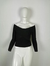 ZARA MAGLIA BLUSA MAGLIETTA TAGLIA M COLORE NERO 