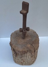 Incudine battifalce con ceppo