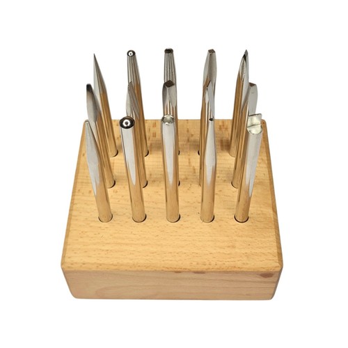 Set punzoni repoussé - punzoni, 15