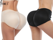 BIMEI Monopezzo Butt Lifter Mutandine Imbottite Slip Donna Spugna Anca Migliorata