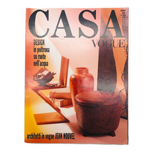 Casa Vogue n. 260 marzo 1994 Arredamento Architettura Jean Nouvel Poltrone