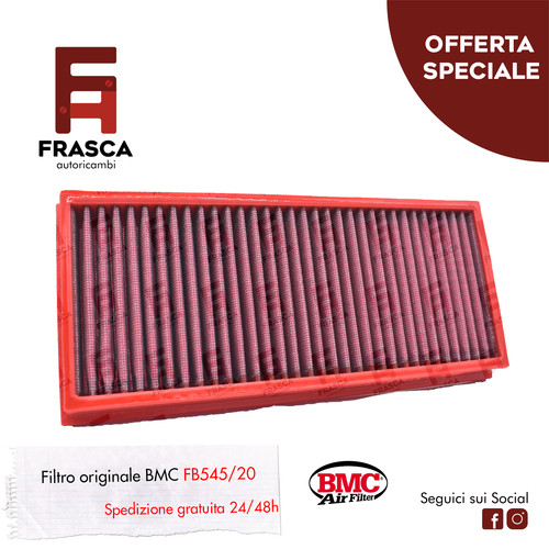 Filtro aria sportivo bmc audi - filtro,