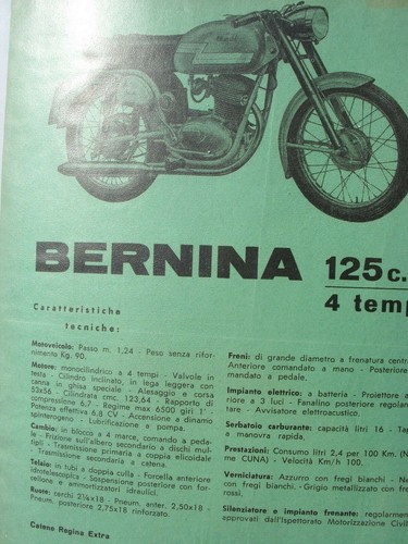 Bianchi bernina 125 - bianchi,