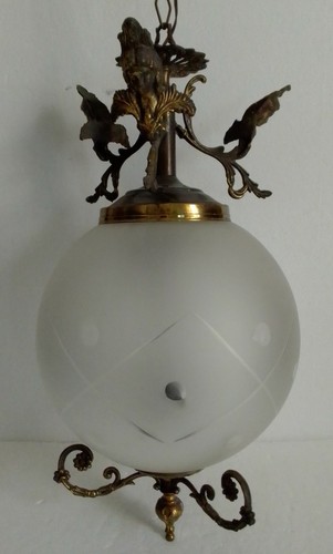 Grande lampadario globo vetro - globo,