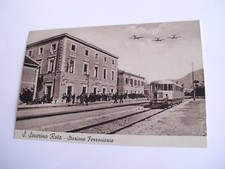 Salerno - S. Severino Rota stazione ferroviaria + littorina - spedita f. p. 1939
