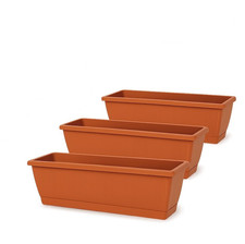 Set 3 Fioriere Rettangolari