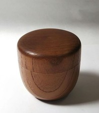 Utensile da tè in legno grande giuggiola Natsume 7,9 cm x 7,6 cm nuovo