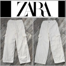 Jeans Zara panna denim cargo