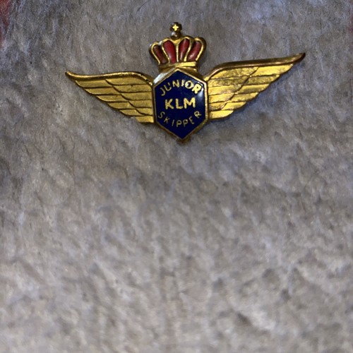 Vintage badge for klm - badge,