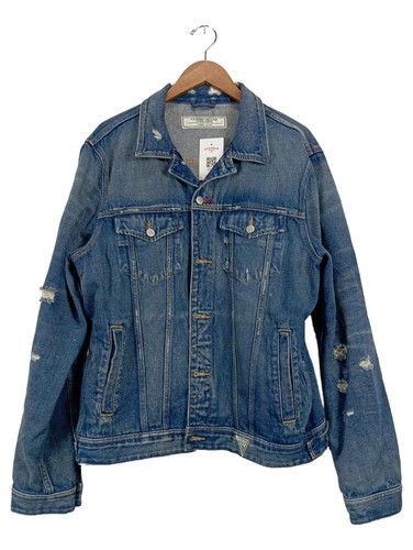 Guess giacca jeans - uomo, blu