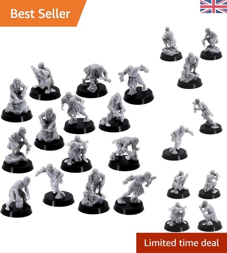 Set miniature undead ghoul - miniature, 14