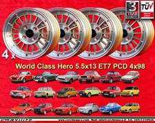 4 Cerchi FIAT 124 127 X19