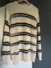 Maglia uomo a strisce bianche e nere zara