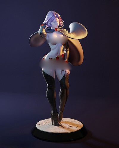 Naked raven stampa - raven, 3d