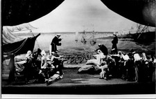 Cartolina RPPC vera foto gioco