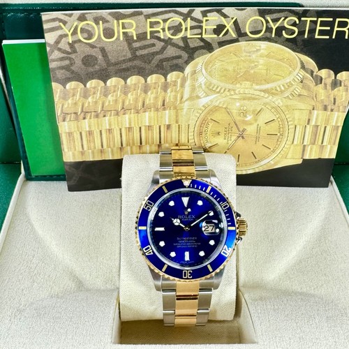 Rolex submariner 16613 blu - rolex,