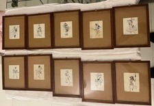 10 Antichi Disegni a china su