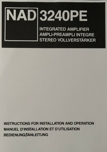 Nad 3240pe amplificatore - nad,
