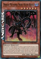 DRAGO METEORA NERO OCCHI ROSSI