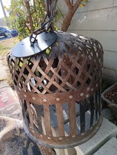 Lampadario gabbia uccellini