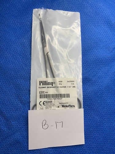 Morsetto pilling debakey curva - pilling,