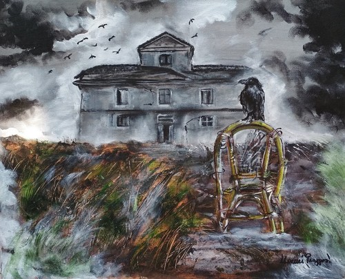 Quadro olio tela artista - tela,