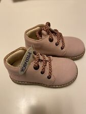 Scarponcini Invernali Bambina Scamosciati In pelle Rosa Tenue n 22 Primigi