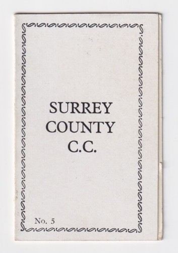 Trade card cricket team - card,