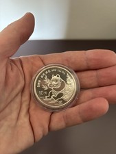 Cina China 10 Yuan Panda 1991