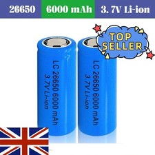 Lotto 26650 Batterie 3.7V