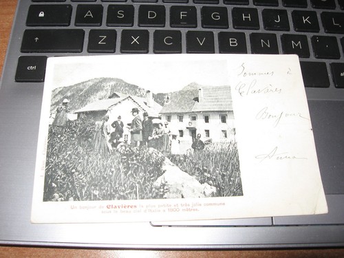 Claviere torino 1903 viaggiata - 1903,