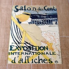 TOULOUSE-LAUTREC LA PASSAGERE DU 54 poster manifesto Salon des Cent D3