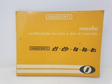 INNOCENTI - RACOLTA CARATTERISTICHE TECNICHE E DATI - MANUALE OFFICINA