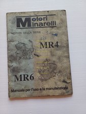 Minarelli motori 50-75-80 MR4-MR6 manuale officina italiano originale