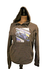 Felpa uomo Indy car racing taglia media Romain Grosjean viola 51