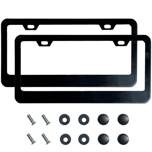 Kit cornici targa nero - kit, 2x